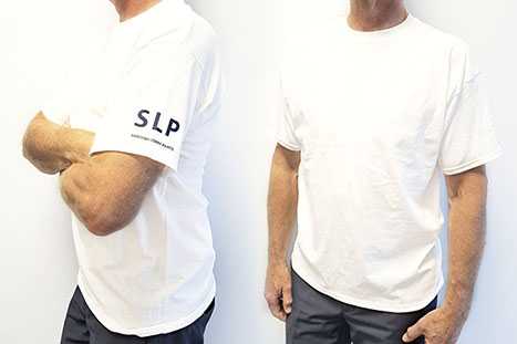 X-010, Camiseta SLP blanca - L